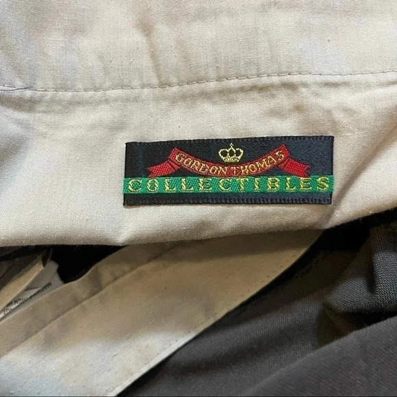 Gordon Thomas Mens Gray Pleated Slacks Belt Loop Business Dress Pants Size 38 - Picture 5 of 9